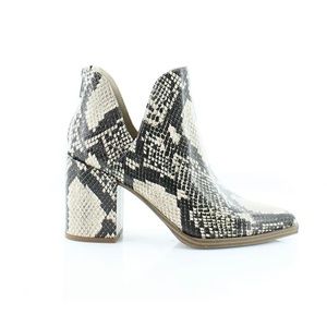 STEVE MADDEN snakeskin booties brand new